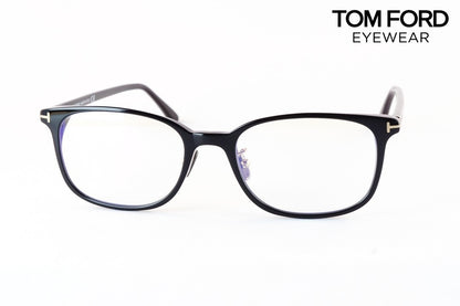 TOM FORD ブルーライトカット TF5852-D-B 001 スクエア メガネ italy イタリア製 トムフォード