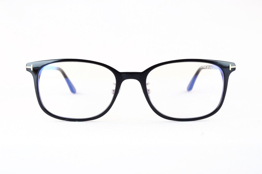 TOM FORD ブルーライトカット TF5852-D-B 001 スクエア メガネ italy イタリア製 トムフォード