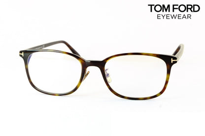 TOM FORD ブルーライトカット TF5852-D-B 052 スクエア メガネ italy イタリア製 トムフォード