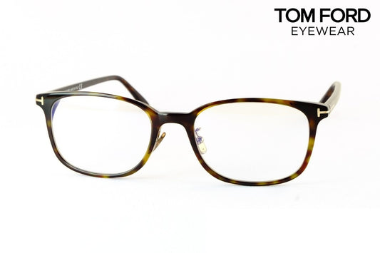 TOM FORD ブルーライトカット TF5852-D-B 052 スクエア メガネ italy イタリア製 トムフォード