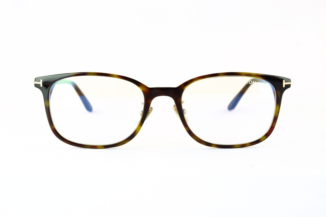 TOM FORD ブルーライトカット TF5852-D-B 052 スクエア メガネ italy イタリア製 トムフォード