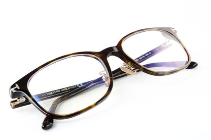 TOM FORD ブルーライトカット TF5852-D-B 052 スクエア メガネ italy イタリア製 トムフォード