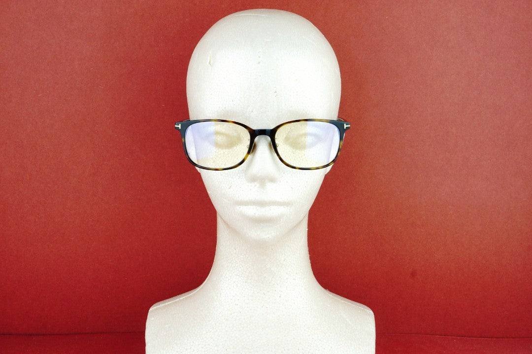 TOM FORD ブルーライトカット TF5852-D-B 052 スクエア メガネ italy イタリア製 トムフォード