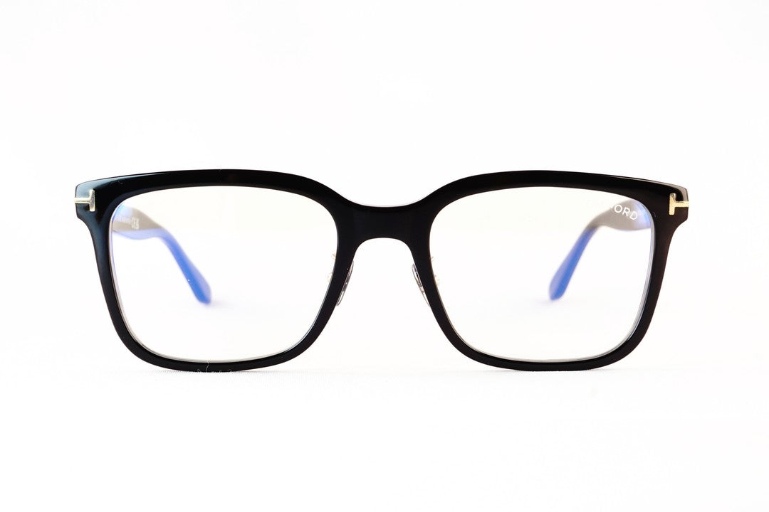 TOM FORD ブルーライトカット TF5853-D-B ECO 001 スクエア メンズ レディース 眼鏡 アジアンフィット メガネ トムフォード