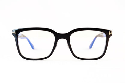 TOM FORD ブルーライトカット TF5853-D-B ECO 001 スクエア メンズ レディース 眼鏡 アジアンフィット メガネ トムフォード