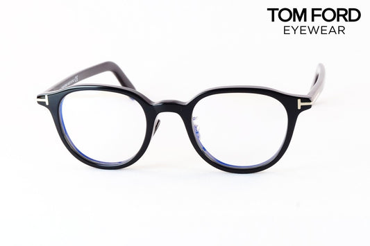 TOM FORD ブルーライトカット TF5857-D-B 001 ボスリントン メンズ レディース おしゃれ アジアンフィット メガネ ITALY イタリア製 トムフォード