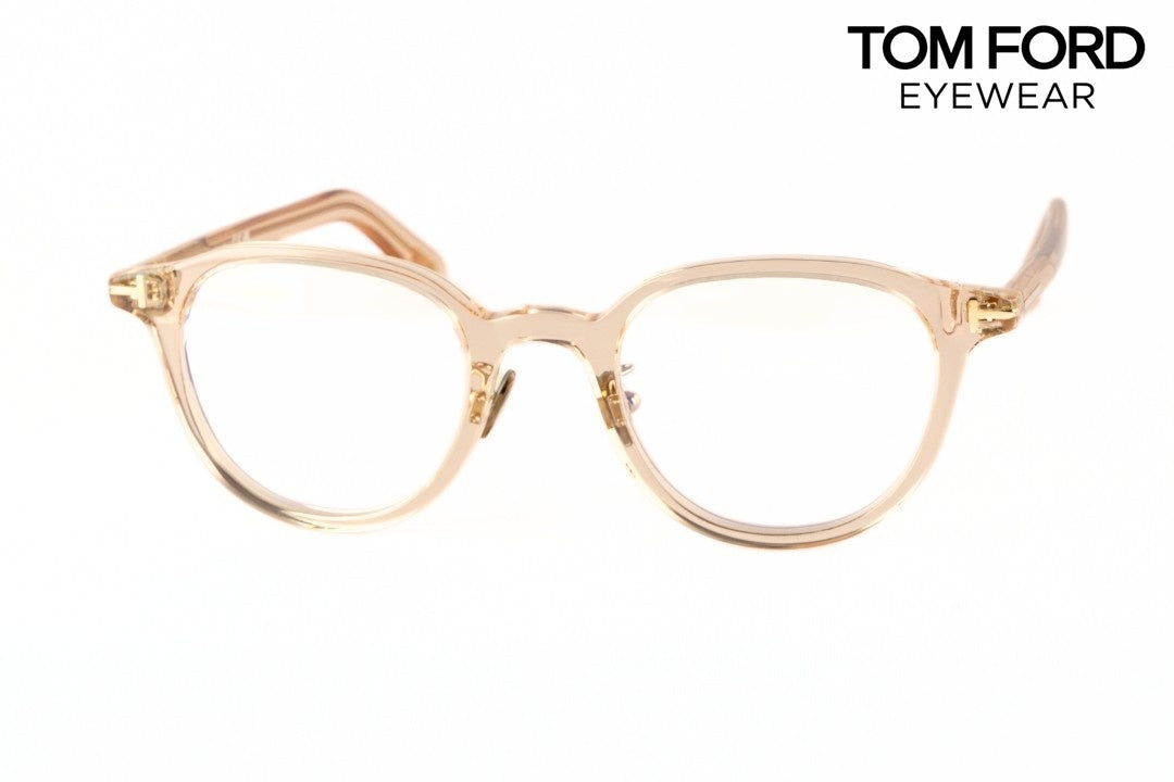 TOM FORD ブルーライトカット TF5857-D-B 072 ボスリントン メンズ レディース おしゃれ アジアンフィット メガネ クリアフレーム ITALY イタリア製 トムフォード