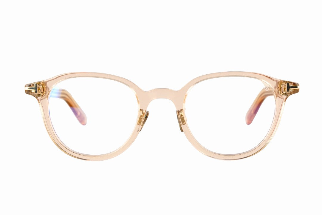 TOM FORD ブルーライトカット TF5857-D-B 072 ボスリントン メンズ レディース おしゃれ アジアンフィット メガネ クリアフレーム ITALY イタリア製 トムフォード