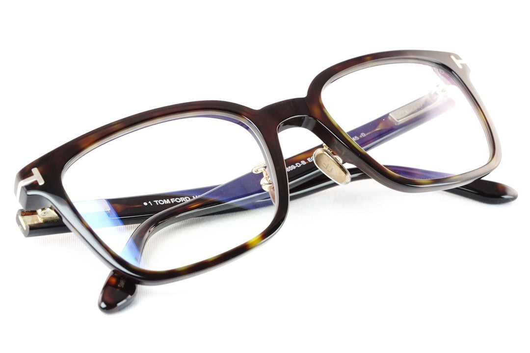 TOM FORD ブルーライトカット TF5859-D-B ECO 052 スクエア メンズ レディース 眼鏡 アジアンフィット メガネ トムフォード