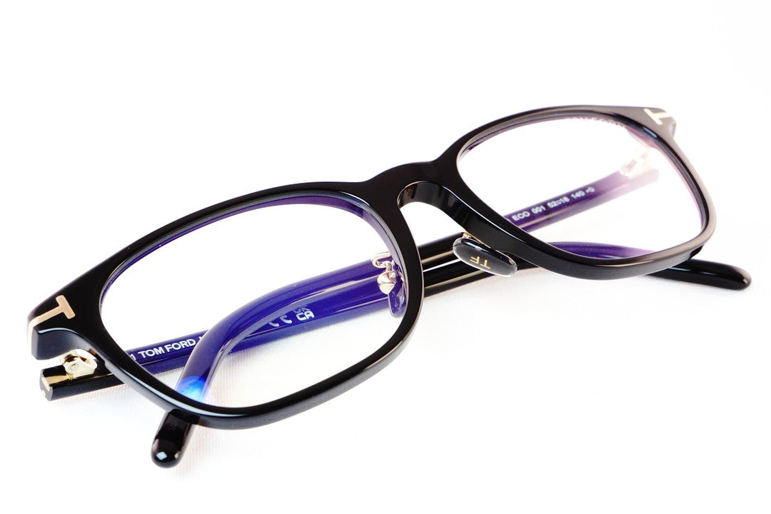 【吉野北人さん着用】TOM FORD ブルーライトカット TF5860-D-B ECO 001 ウエリントン メンズ レディース おしゃれ アジアンフィット メガネ ITALY イタリア製 トムフォード