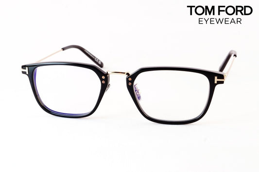 TOM FORD ブルーライトカット TF5862-D-B 001 日本限定 スクエア コンビネーション メンズ レディース 眼鏡 メガネ トムフォード