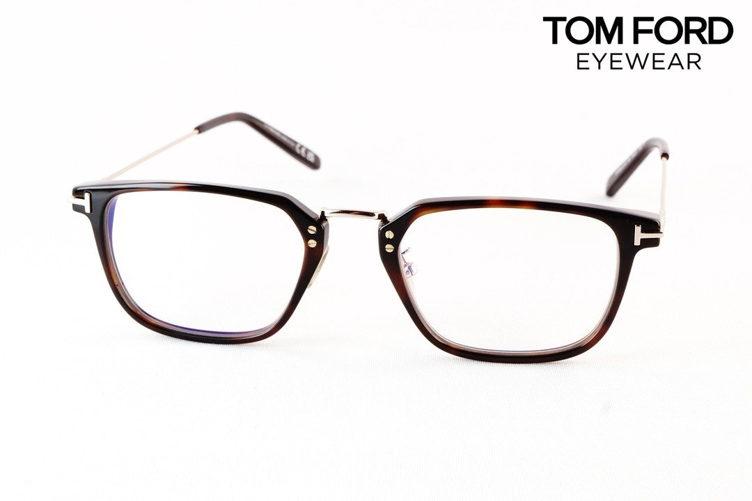 TOM FORD ブルーライトカット TF5862-D-B 052 日本限定 スクエア コンビネーション メンズ レディース 眼鏡 メガネ トムフォード