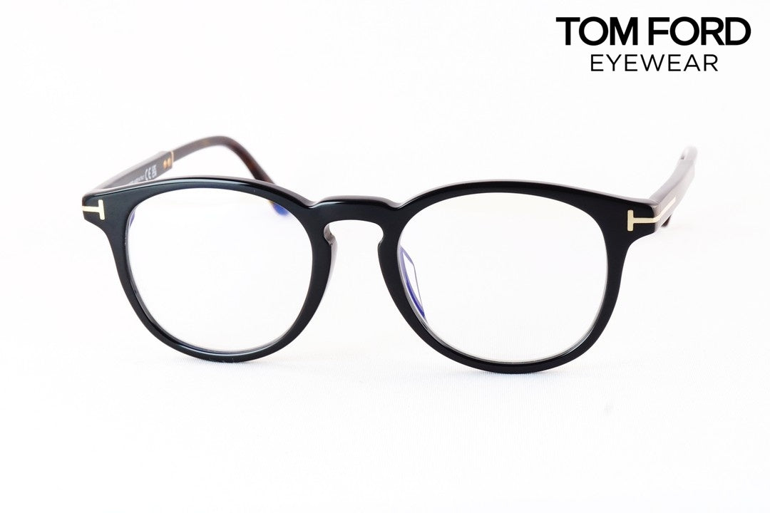 TOM FORD ブルーライトカット TF5891-F-B 005 ボストン メンズ レディース 眼鏡 おしゃれ アジアンフィット メガネ トムフォード