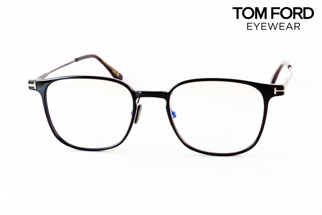 【益若つばささん着用】TOM FORD ブルーライトカット TF5923-K-B 001 ウェリントン メンズ レディース アジアンフィット メガネ トムフォード