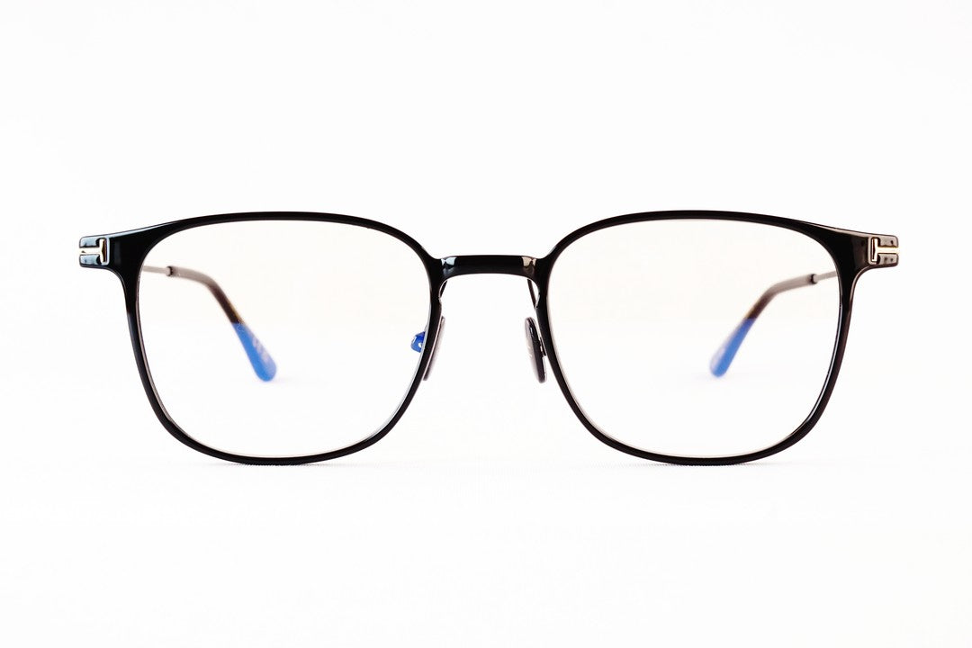 【益若つばささん着用】TOM FORD ブルーライトカット TF5923-K-B 001 ウェリントン メンズ レディース アジアンフィット メガネ トムフォード