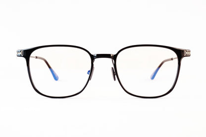 【益若つばささん着用】TOM FORD ブルーライトカット TF5923-K-B 001 ウェリントン メンズ レディース アジアンフィット メガネ トムフォード