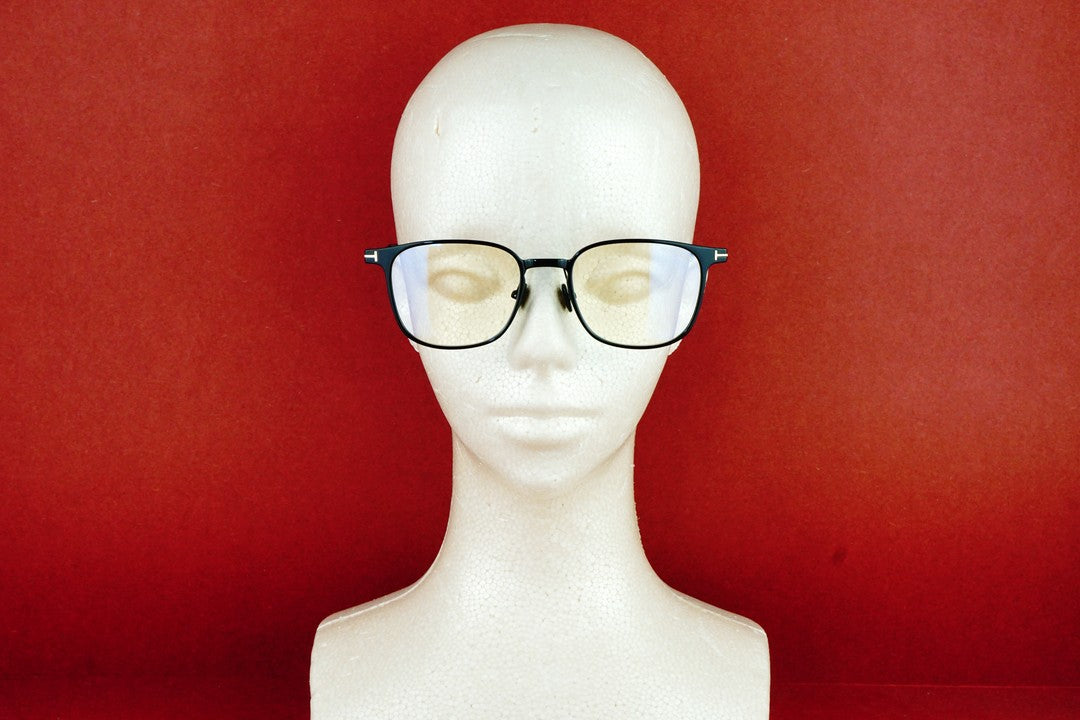 【益若つばささん着用】TOM FORD ブルーライトカット TF5923-K-B 001 ウェリントン メンズ レディース アジアンフィット メガネ トムフォード