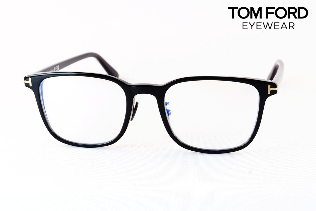 【益若つばささん着用】TOM FORD ブルーライトカット TF5925-D-B ECO 001 ウエリントン メンズ レディース おしゃれ アジアンフィット メガネ ITALY イタリア製 トムフォード
