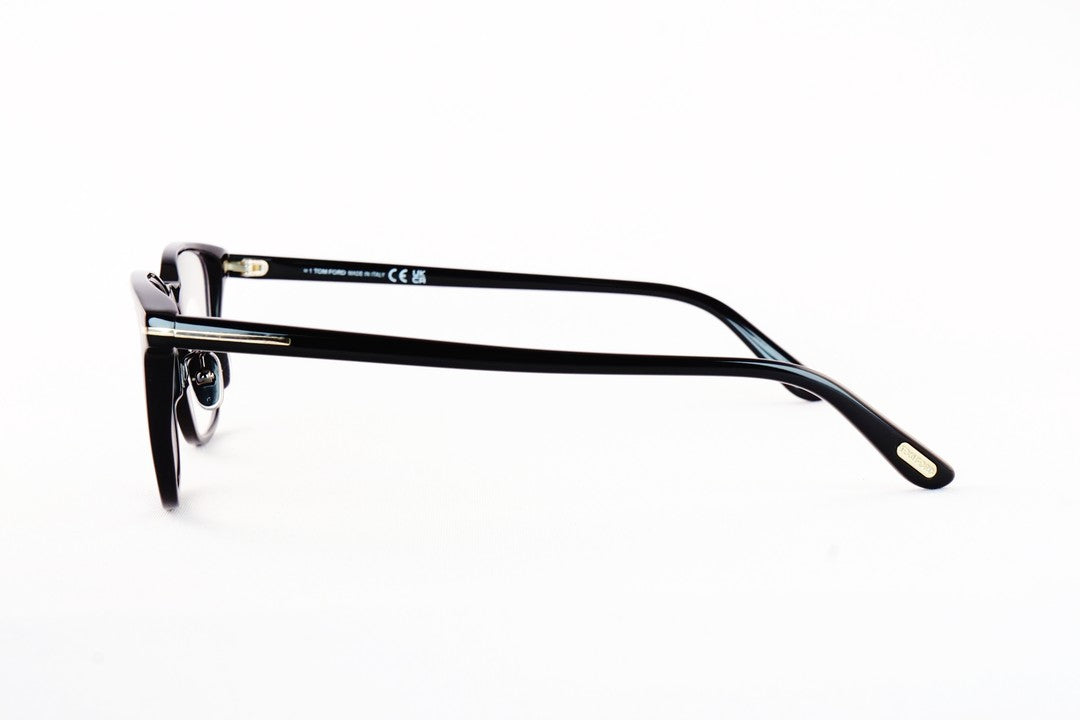 【益若つばささん着用】TOM FORD ブルーライトカット TF5925-D-B ECO 001 ウエリントン メンズ レディース おしゃれ アジアンフィット メガネ ITALY イタリア製 トムフォード