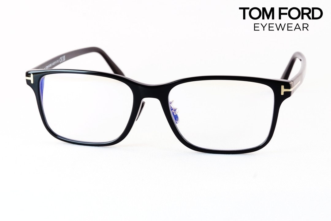 日本限定 TOM FORD ブルーライトカット TF5926-D-B ECO 001 スクエア メンズ レディース おしゃれ アジアンフィット メガネ ITALY イタリア製 トムフォード