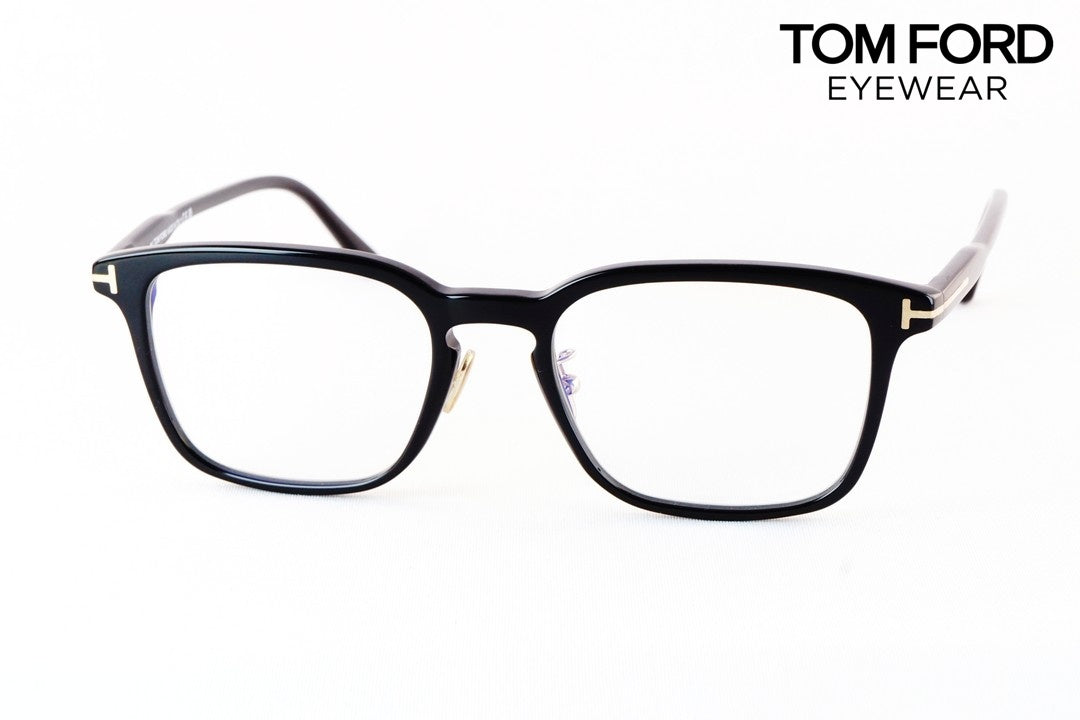 日本限定 TOM FORD ブルーライトカット TF5928-D-B ECO 001 スクエア メンズ レディース おしゃれ アジアンフィット メガネ ITALY イタリア製 トムフォード