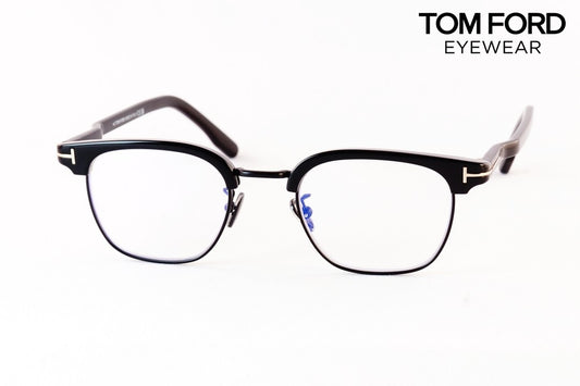 TOM FORD ブルーライトカット TF5932-D-B 001 日本限定 サーモント ブロー ウェリントン コンビネーション クラシカル メンズ レディース メガネ トムフォード