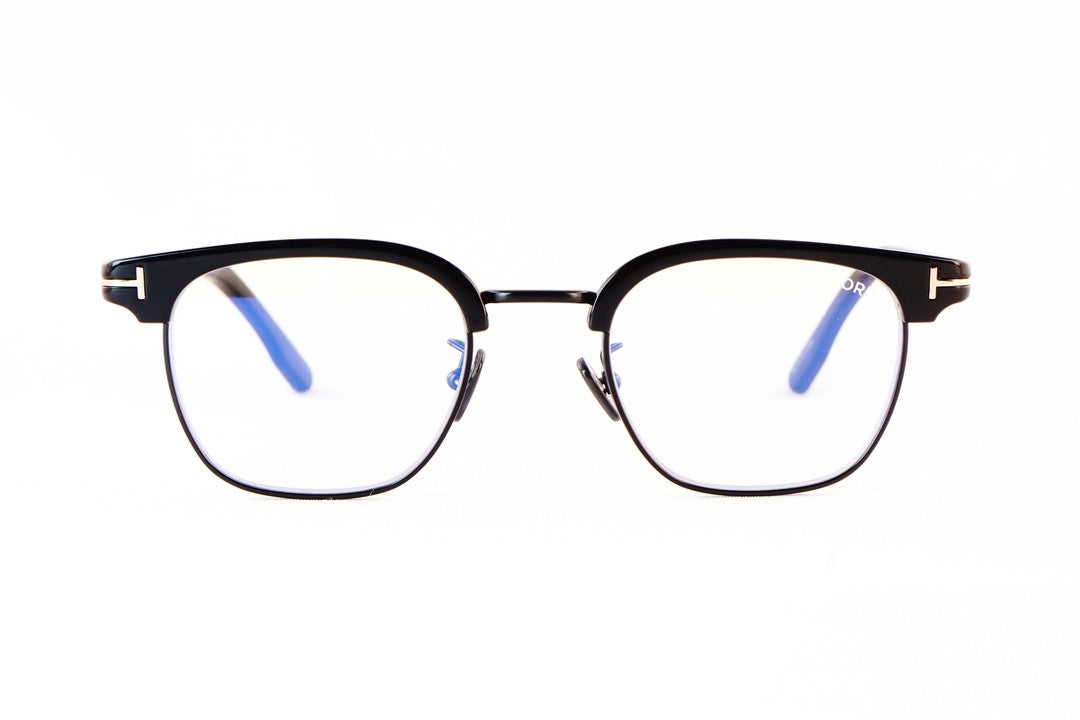 TOM FORD ブルーライトカット TF5932-D-B 001 日本限定 サーモント ブロー ウェリントン コンビネーション クラシカル メンズ レディース メガネ トムフォード