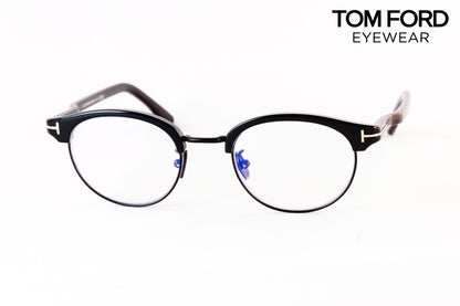 TOM FORD ブルーライトカット TF5933-D-B 001 日本限定 サーモント ブロー オーバル コンビネーション クラシカル メンズ レディース メガネ トムフォード