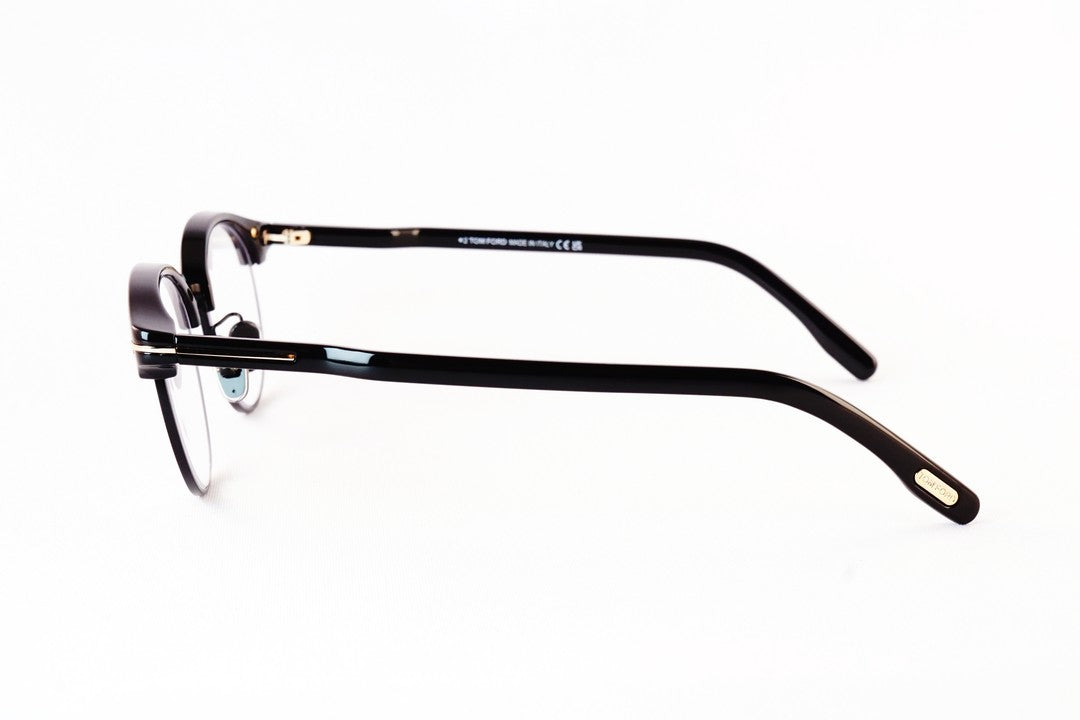 TOM FORD ブルーライトカット TF5933-D-B 001 日本限定 サーモント ブロー オーバル コンビネーション クラシカル メンズ レディース メガネ トムフォード