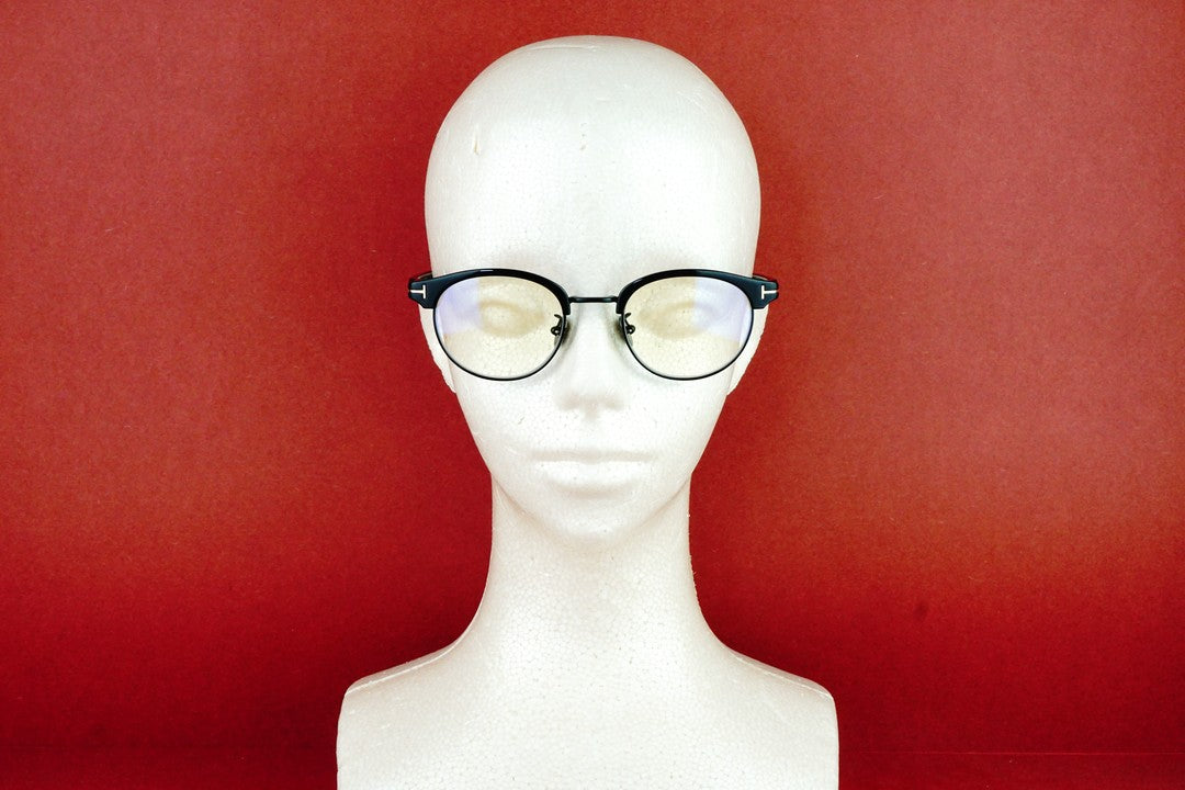 TOM FORD ブルーライトカット TF5933-D-B 001 日本限定 サーモント ブロー オーバル コンビネーション クラシカル メンズ レディース メガネ トムフォード