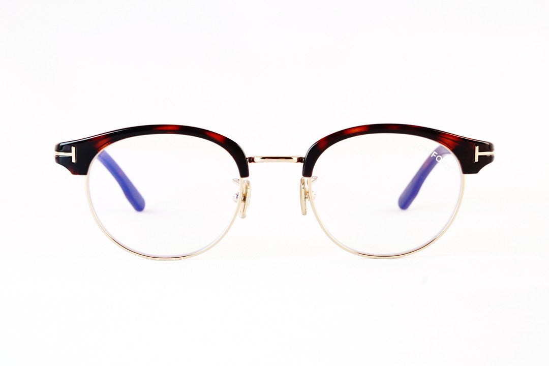 TOM FORD ブルーライトカット TF5933-D-B 052 日本限定 サーモント ブロー オーバル コンビネーション クラシカル メンズ レディース メガネ トムフォード