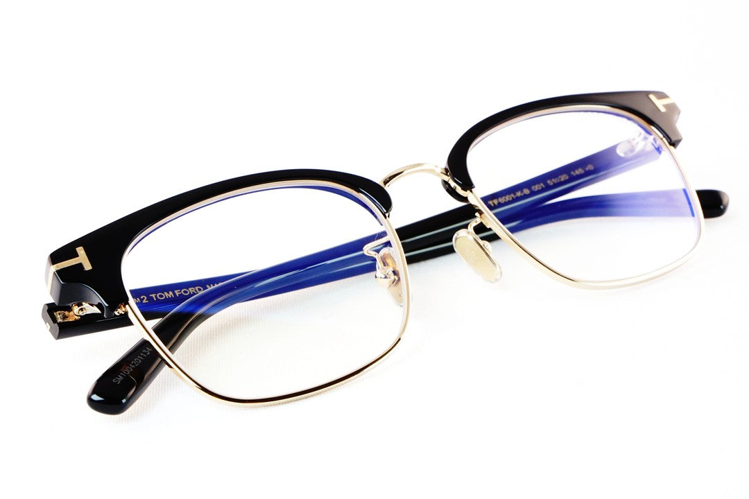 TOM FORD メガネ TF6001-K-B 001 アジア企画モデル サーモント ブロー ウェリントン メンズ レディース K品番 おしゃれ アジアンフィット ITALY イタリア製 トムフォード