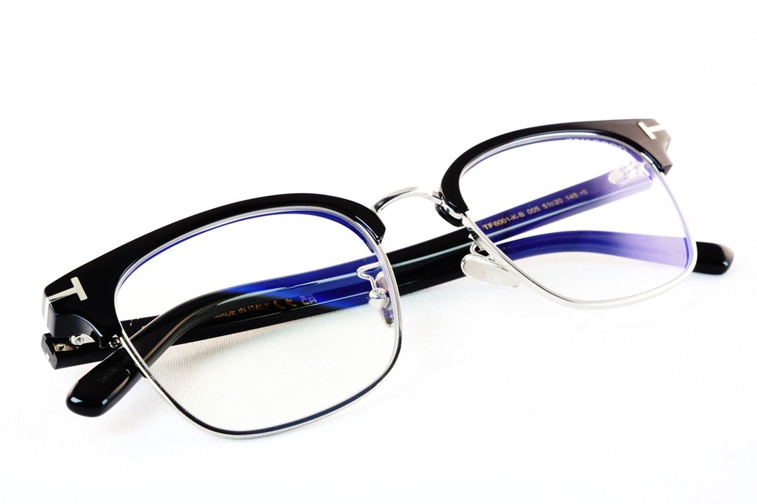 【イ・ドンウクさん着用】TOM FORD メガネ TF6001-K-B 005 アジア企画モデル サーモント ブロー ウェリントン メンズ レディース K品番 おしゃれ アジアンフィット ITALY イタリア製 トムフォード
