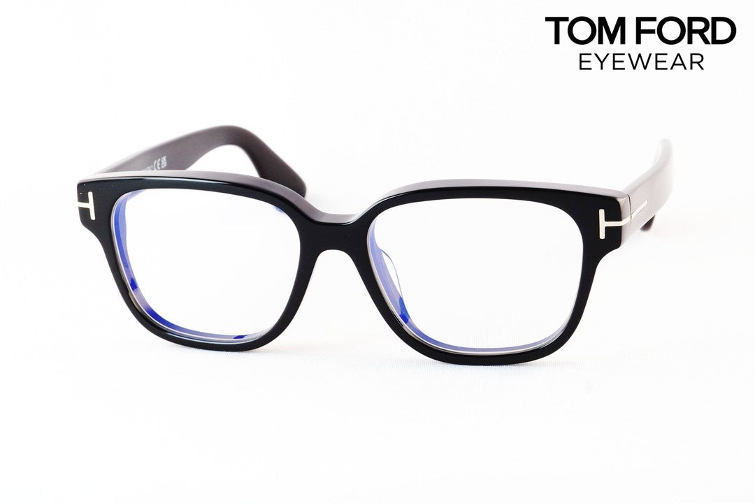 TOM FORD ブルーライトカット TF6071-D-B ECO 001 ウェリントン メンズ レディース おしゃれ メガネ アジアンフィット 日本企画 ITALY イタリア製 トムフォード