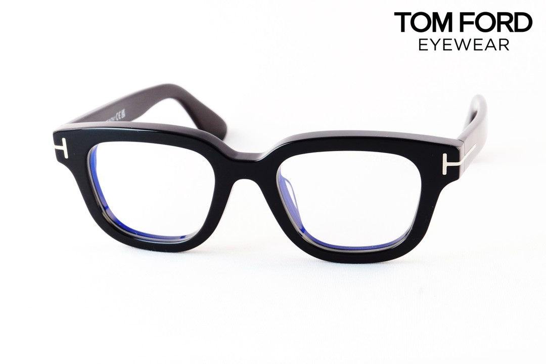 TOM FORD ブルーライトカット TF6072-D-B ECO 001 ウェリントン メンズ レディース おしゃれ メガネ アジアンフィット 日本企画 ITALY イタリア製 トムフォード