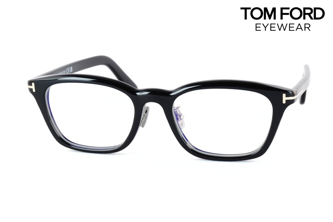 TOM FORD ブルーライトカット TF6073-D-B ECO 001 ウェリントン メンズ レディース おしゃれ メガネ アジアンフィット 日本企画 ITALY イタリア製 トムフォード