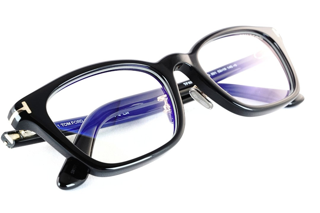 TOM FORD ブルーライトカット TF6073-D-B ECO 001 ウェリントン メンズ レディース おしゃれ メガネ アジアンフィット 日本企画 ITALY イタリア製 トムフォード