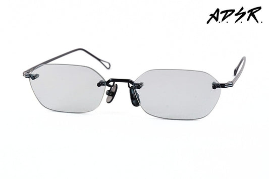 A.D.S.R. サングラス VATH 01a 54サイズ ヘキサゴン ツーポイント リムレス 縁なし ヴァス ADSR エーディーエスアール 正規品