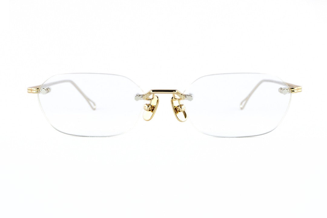 A.D.S.R. サングラス VATH 02a 54サイズ ヘキサゴン ツーポイント リムレス 縁なし ヴァス ADSR エーディーエスアール 正規品