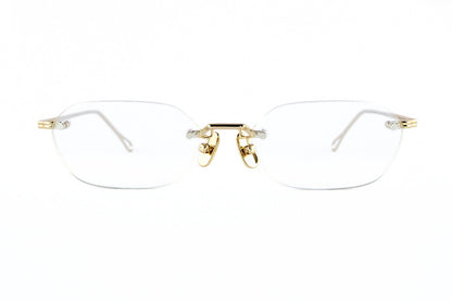 A.D.S.R. サングラス VATH 02a 54サイズ ヘキサゴン ツーポイント リムレス 縁なし ヴァス ADSR エーディーエスアール 正規品