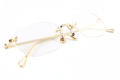 A.D.S.R. サングラス VATH 02a 54サイズ ヘキサゴン ツーポイント リムレス 縁なし ヴァス ADSR エーディーエスアール 正規品