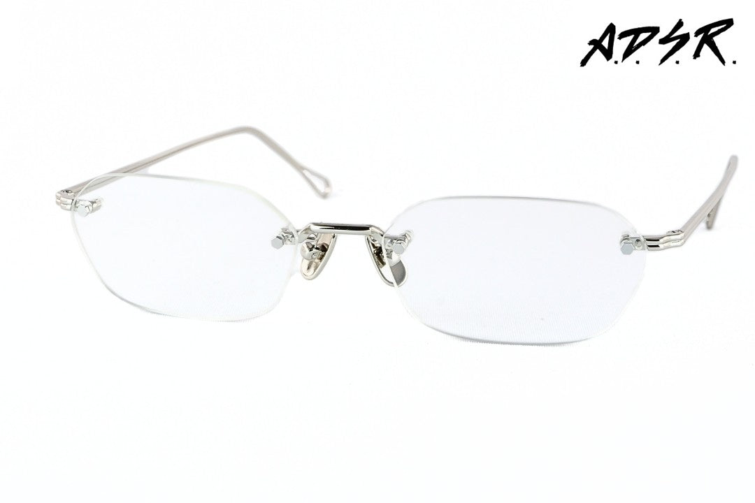 A.D.S.R. サングラス VATH 03a 54サイズ ヘキサゴン ツーポイント リムレス 縁なし ヴァス ADSR エーディーエスアール 正規品