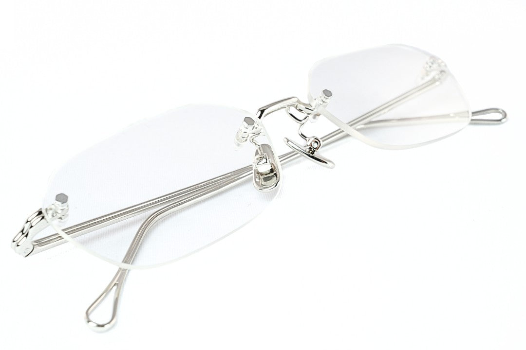 A.D.S.R. サングラス VATH 03a 54サイズ ヘキサゴン ツーポイント リムレス 縁なし ヴァス ADSR エーディーエスアール 正規品