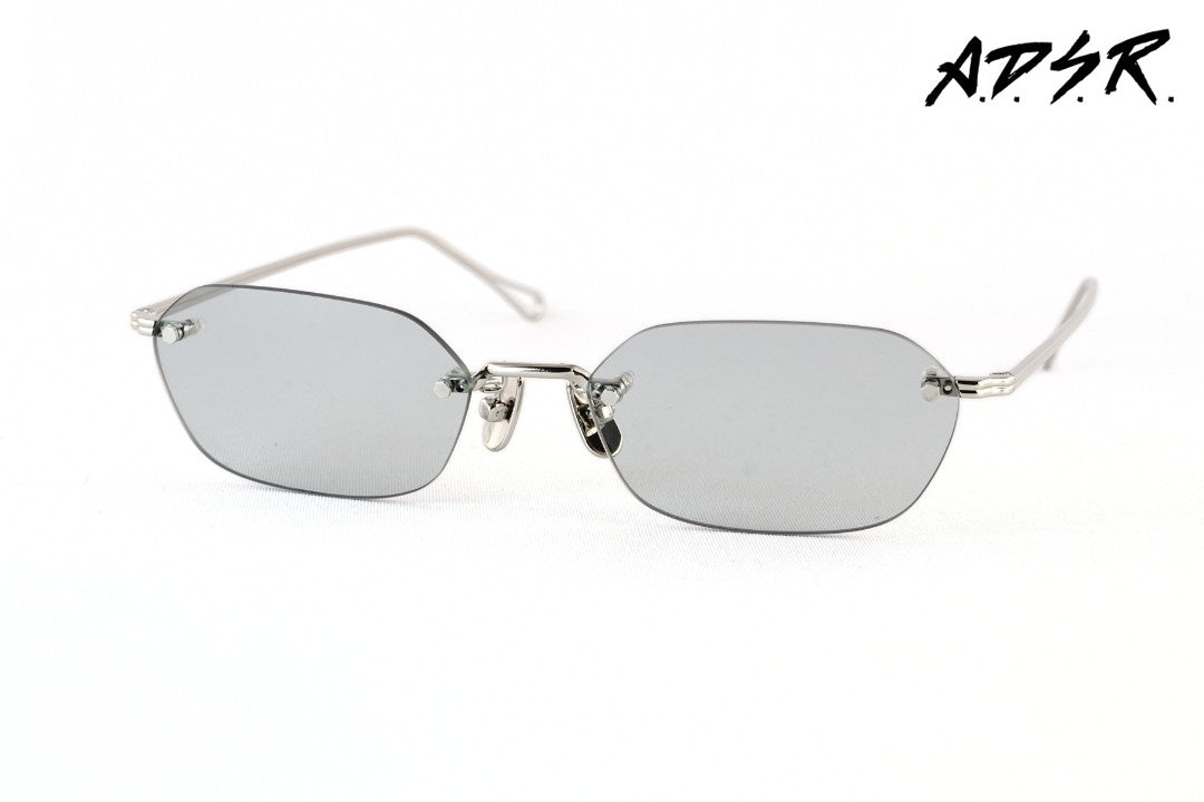 A.D.S.R. サングラス VATH 03b 54サイズ ヘキサゴン ツーポイント リムレス 縁なし ヴァス ADSR エーディーエスアール 正規品