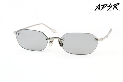 A.D.S.R. サングラス VATH 03b 54サイズ ヘキサゴン ツーポイント リムレス 縁なし ヴァス ADSR エーディーエスアール 正規品