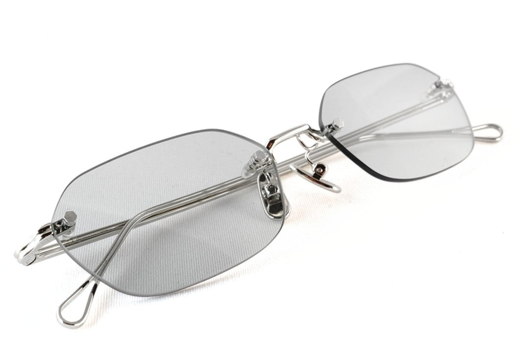 A.D.S.R. サングラス VATH 03b 54サイズ ヘキサゴン ツーポイント リムレス 縁なし ヴァス ADSR エーディーエスアール 正規品