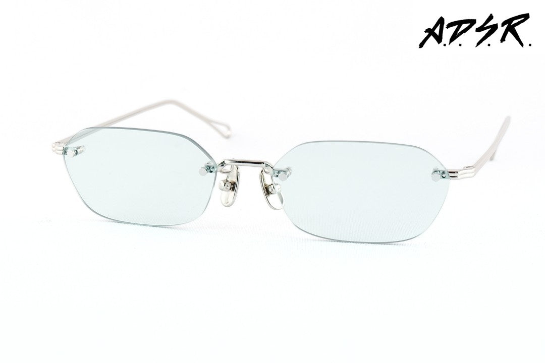 A.D.S.R. サングラス VATH 03c 54サイズ ヘキサゴン ツーポイント リムレス 縁なし ヴァス ADSR エーディーエスアール 正規品