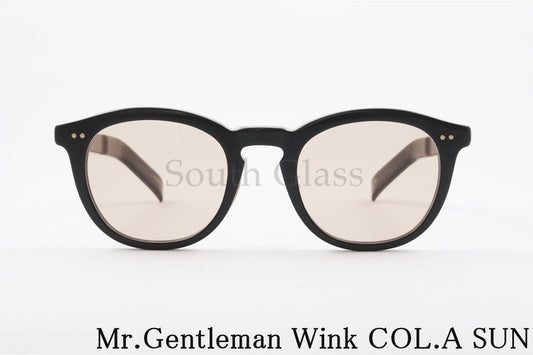 【山下智久さん着用】Mr.Gentleman サングラス wink COL.A Weiコラボモデル ボストン フレーム ミスタージェントルマン 正規品