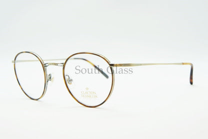 CLAYTON FRANKLIN メガネ 635 AGP 日本製 ボストン セル巻き クレイトンフランクリン 正規品