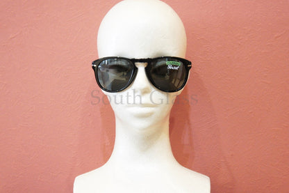 【スティーブマックイーンモデル】Persol 偏光 サングラス 714-S-M 95/48 Folding Steve McQueen ポラライズド アジアンフィット ティアドロップ ペルソール 正規品